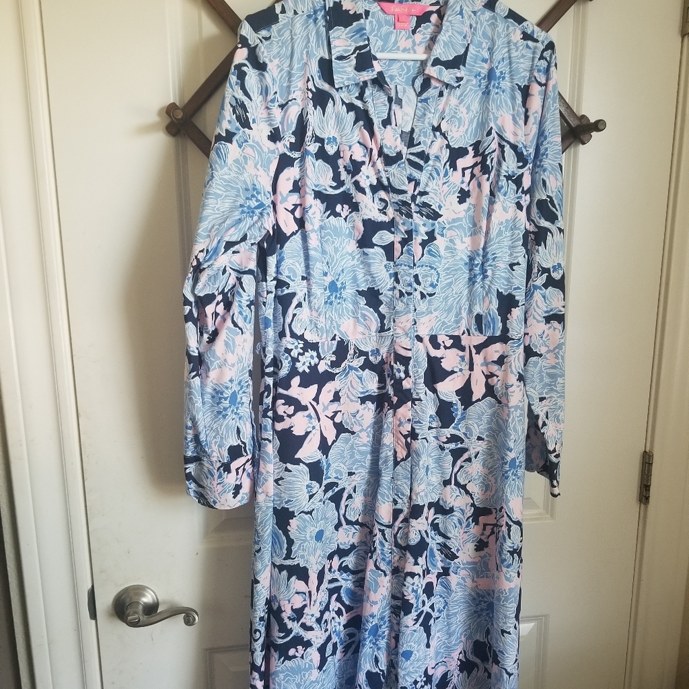 Lilly Pulitzer midi shirtdress